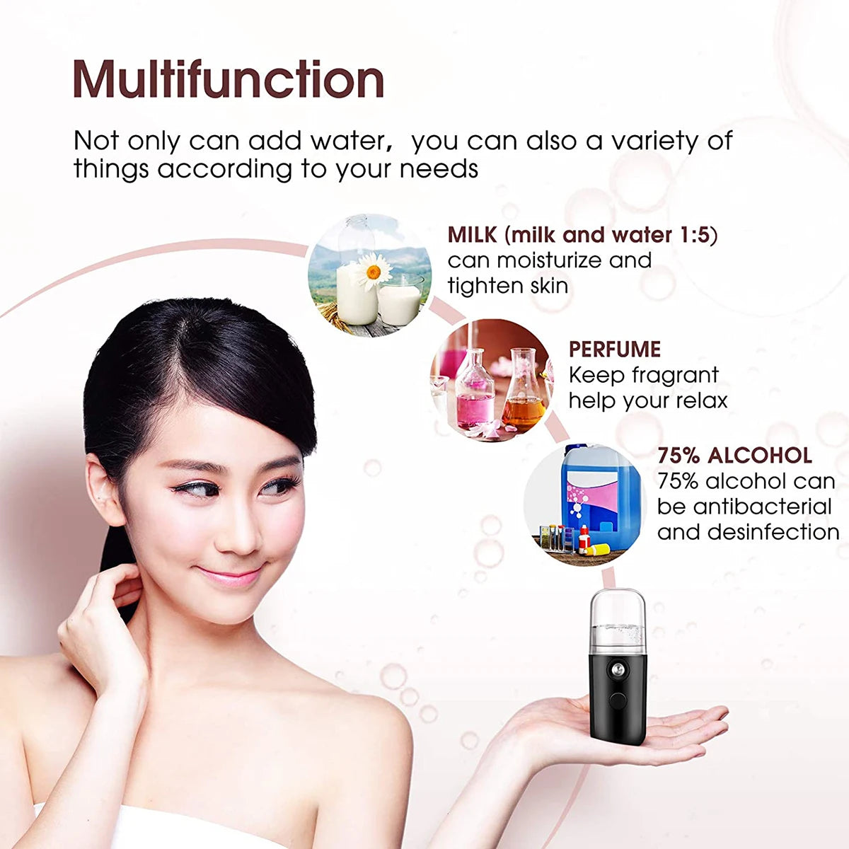 Portable Mini Nano Facial Steamer
